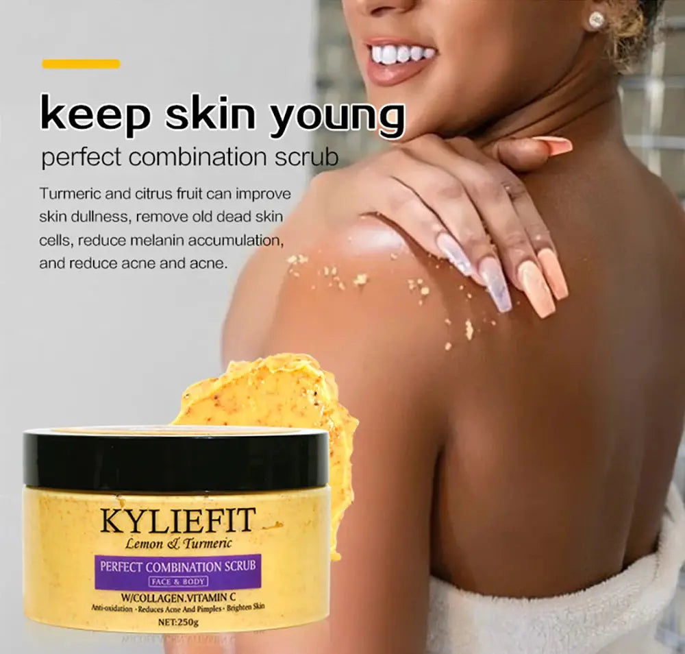 Organic Turmeric Skin Care Kit, Brighten, Clean, Remove Darkness, Spots, Acne, Lighten, Hydration, Exfoliate, Even Skin Tone Mysterious