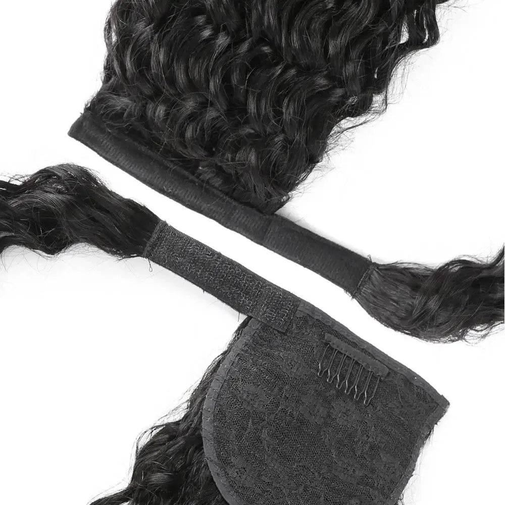 Ponytail Human Hair Wrap