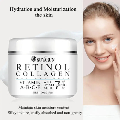 Rich in vitamin E, shea butter, wrinkle, anti-aging, exfoliating tender skin, suitable for men and women Mysterious