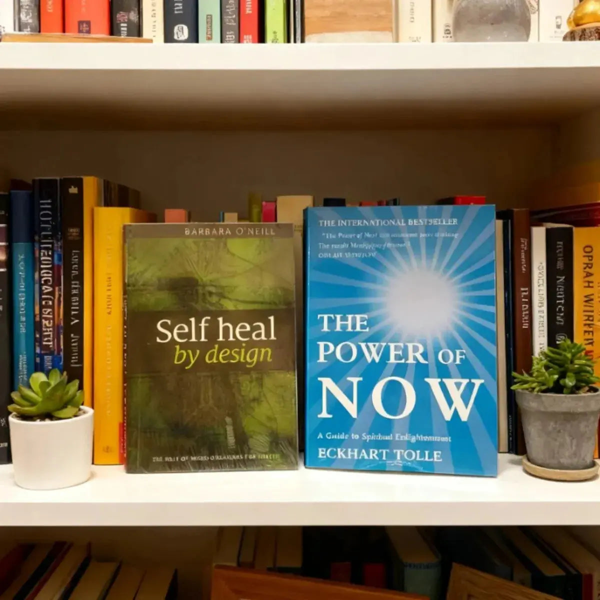 Two Books Set-《Self Heal By Design》+《THE POWER OF NOW》Blueprint Wholeness: Embodied Healing &amp; Present-Moment Awareness Guide Mysterious