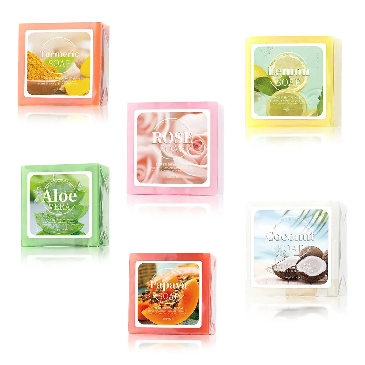 100g B+ Coconut Milk Organic Pure Plant Extract  Handmade Soap Facial Treatment Acne Goat Milk Soap Mysterious