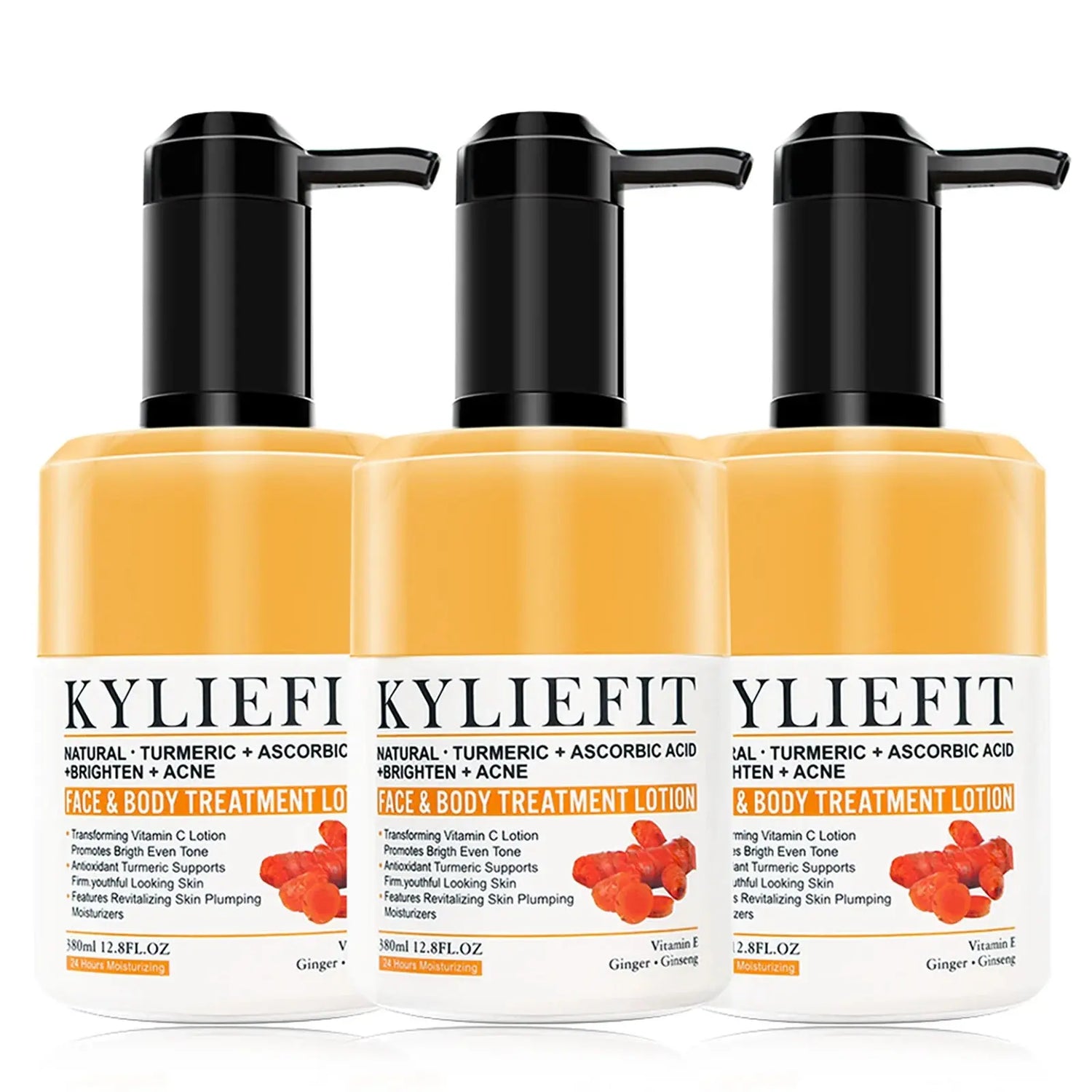 Organic Turmeric Skin Care Kit, Brighten, Clean, Remove Darkness, Spots, Acne, Lighten, Hydration, Exfoliate, Even Skin Tone Mysterious