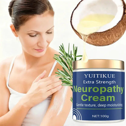 Neuropathy Cream 100g - Extra Strength Formula, Deep Moisturizing &amp; Penetrating, Gentle Care for Sensitive Skin Mysterious