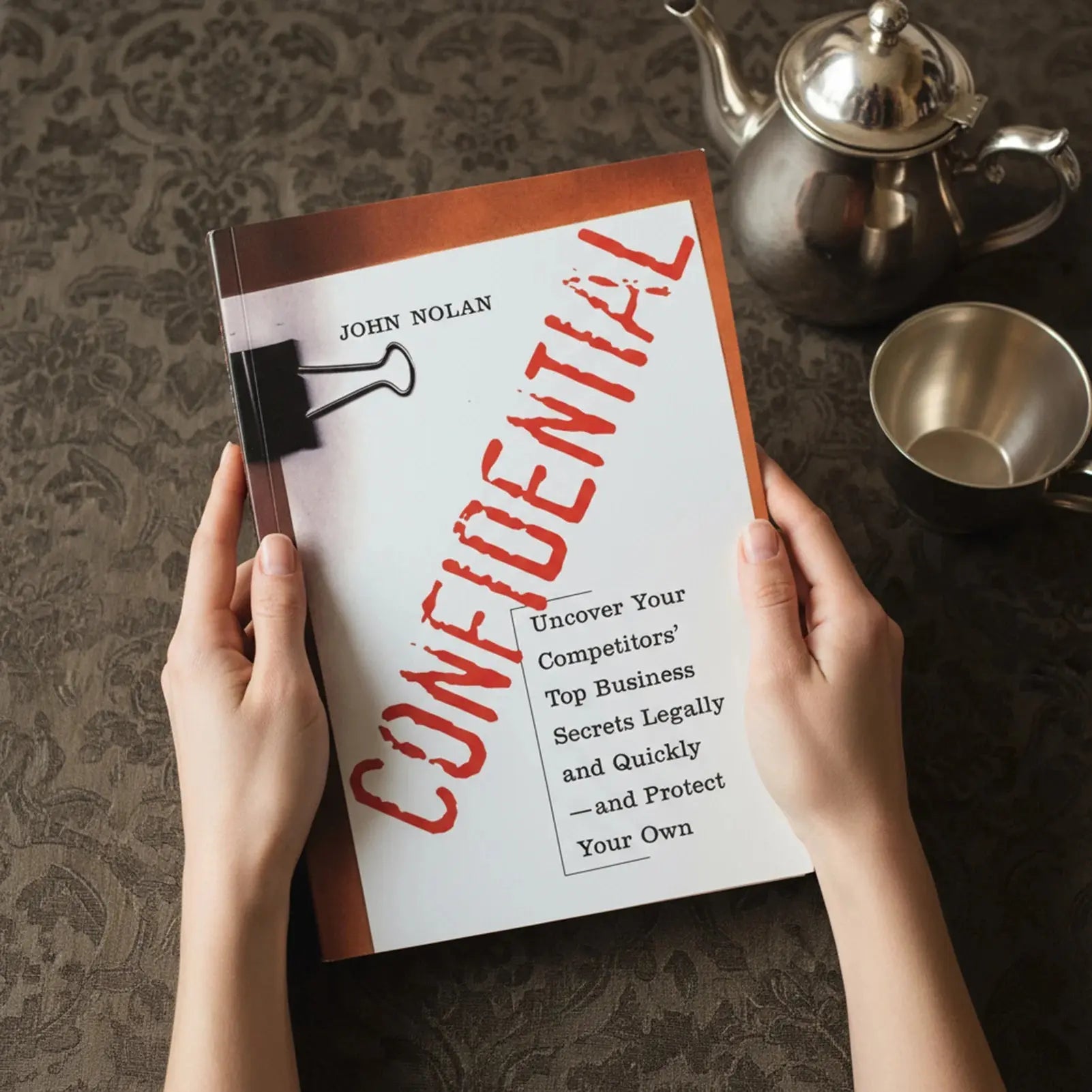 Confidential By John Nolan Paperback Book High Density Plot Suspense Novel For Weekend Rainy Day Reading Mysterious