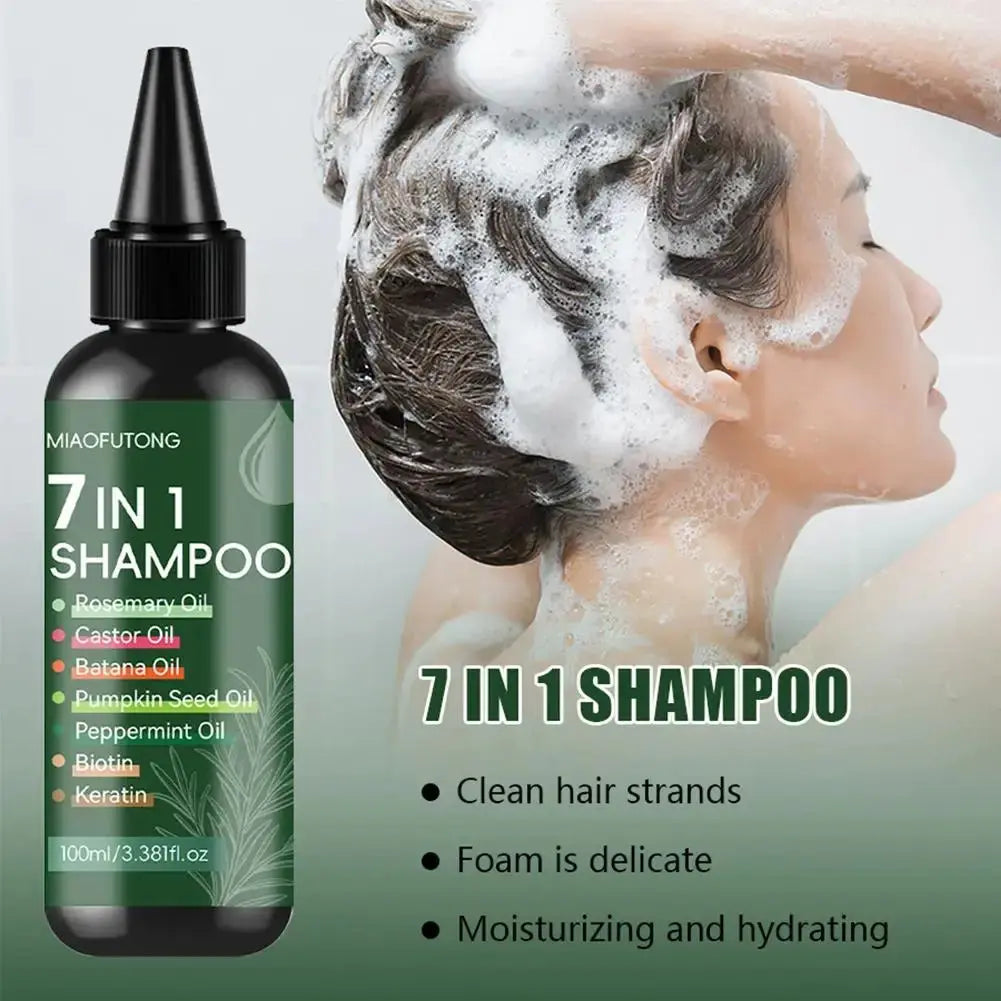 Hair Growth Shampoo,Strengthening Shampoo,nourishing,repair Damaged Hair,deep Cleansing And Reducing Breakage Hair Care Shampoo Mysterious