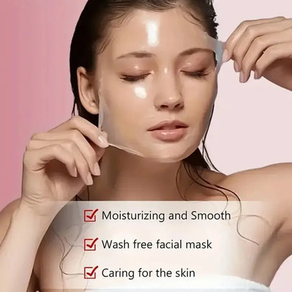 Collagen Peel Mask, Biotin Collagen Wrap Mask Day and Night, Deep Hydration, Night Care Mask Cream. Mysterious