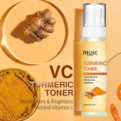 Organic Turmeric Skin Care Kit, Brighten, Clean, Remove Darkness, Spots, Acne, Lighten, Hydration, Exfoliate, Even Skin Tone Mysterious