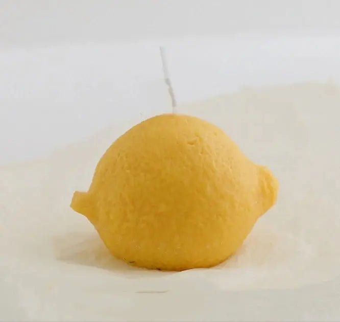 1pc Lemon Scented Candles, Handmade Soy Wax, Suitable For Home Decor, Party, Dining Table Decor,Holiday Gift, Wedding Decor Mysterious
