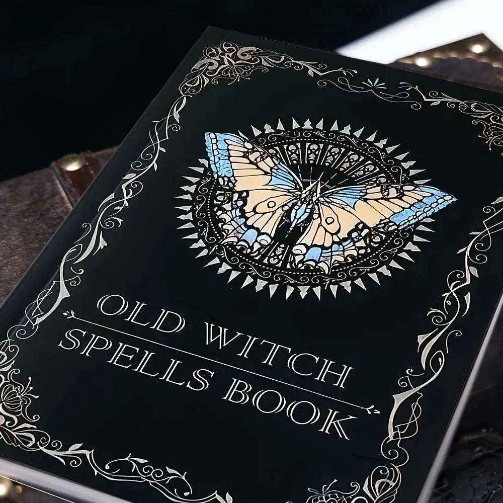 Old Witch Spells Book - Essential Tool for Witches &amp; Wizard Beginners,  Perfect for Birthdays, Easter, Christmas, Halloween Gift Mysterious