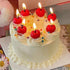 5pcs Cherry Candles Birthday Cake Decorationscherry Birthday Candlesdesserts Baking Decorations Mysterious